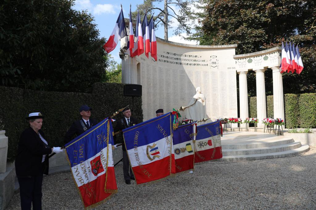 StGermainLaye's tweet photo. #SaintGermainEnLaye célèbre aujourd’hui la traditionnelle cérémonie de #commemoration de la victoire du 8 mai 1945.

➡️ Il s’agit du 77e anniversaire de la capitulation de l'Allemagne nazie et de la fin de la Seconde guerre mondiale. https://t.co/6UBZfI3Vwk