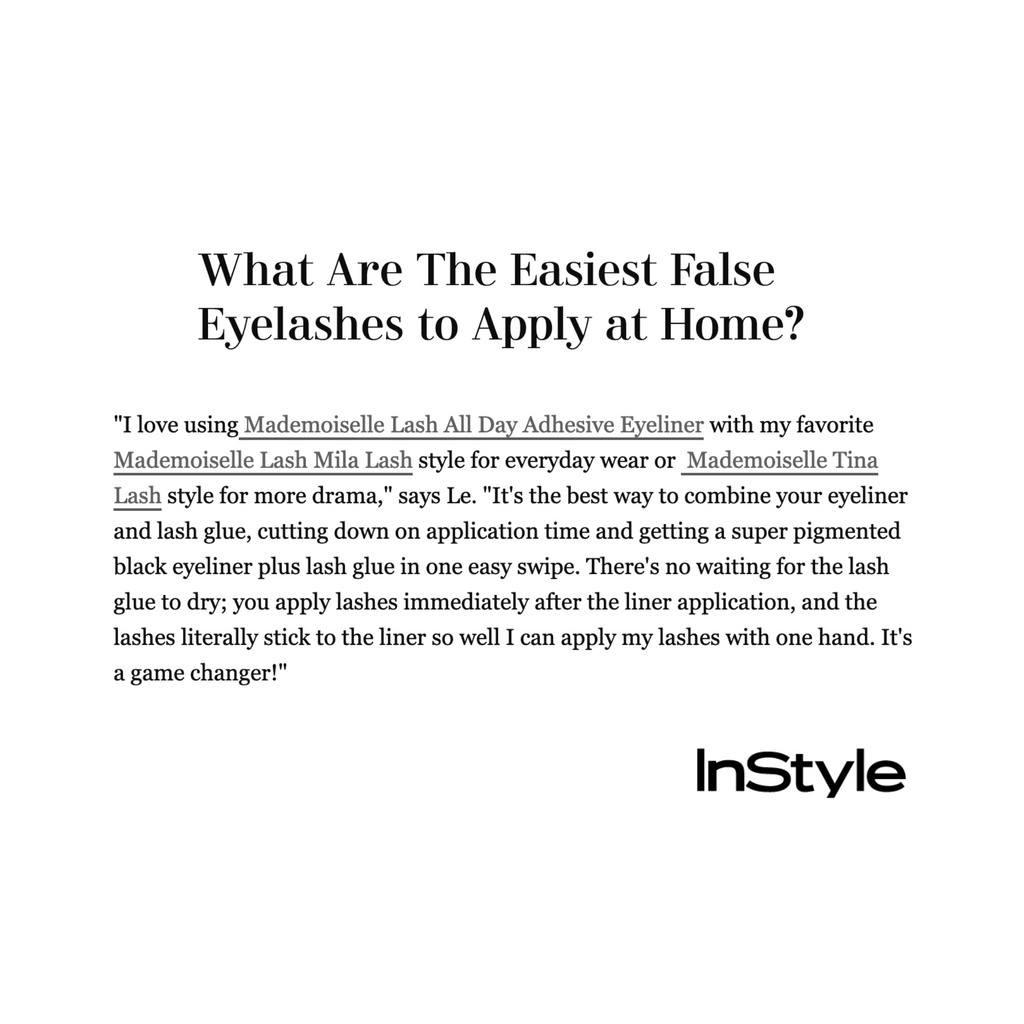 mademoisellelas's tweet photo. So honored to be featured in @instylemagazine for our #lashes and #adhesiveeyeliner https://t.co/aCHXqAgFaM 

#manifestinggoodthings #manifest #eyelashes #eyelashglue #fauxlashes #NaturalBeauty #MakeUpLovers #MakeUpGeek  #lashadhesive #eyeliner #fakeeyelashes https://t.co/tUlIy7SlZN