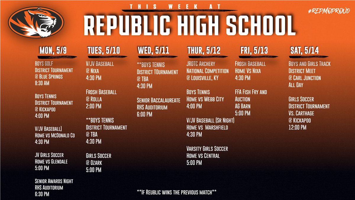 Republic High School tweet media