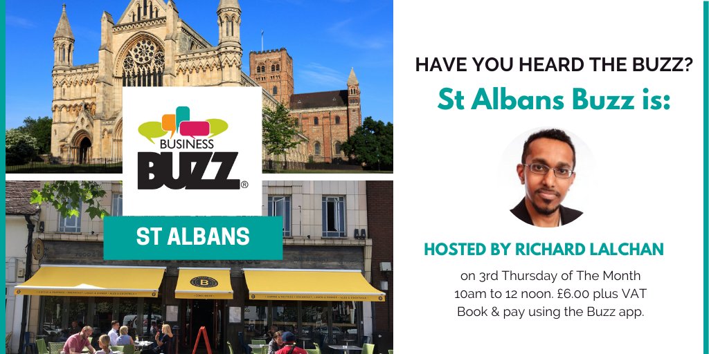 Business Buzz Hertfordshire (@bizbuzzherts) on Twitter photo Have you heard of Business Buzz? Award winning #networking for #StAlbans. F2F from this October. Experience <a href="/bizbuzzherts/">Business Buzz Hertfordshire</a> first hand at The Beech House, to see what it's all about. NO FUSS networking that really works. held on 3rd Thursday of the month? Hosted by Richard Lalchan Have you heard of Business Buzz? Award winning #networking for #StAlbans. F2F from this October. Experience <a href="/bizbuzzherts/">Business Buzz Hertfordshire</a> first hand at The Beech House, to see what it's all about. NO FUSS networking that really works. held on 3rd Thursday of the month? Hosted by Richard Lalchan