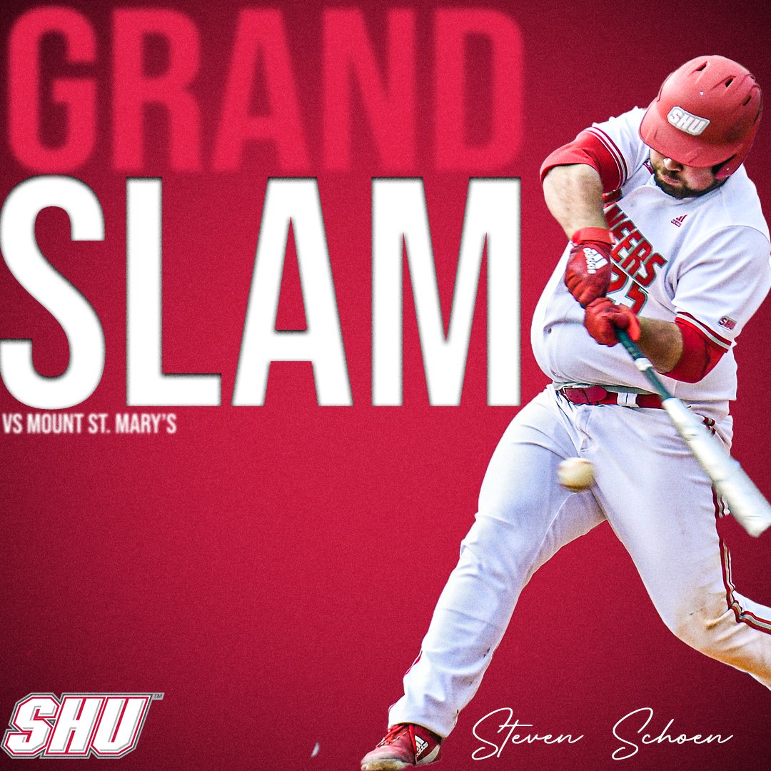 sacredheartbsb's tweet photo. The first inning was capped off by a grand slam off the bat of Steven Schoen before the Pioneers added a pair of runs in the third.

B3:
MSM
SHU 6 https://t.co/vIekIbZSOZ