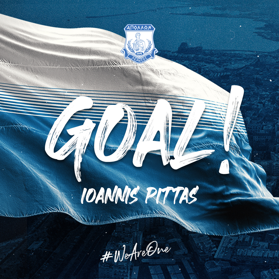 APOLLONOFFICIAL's tweet photo. 20' | 1⃣ - 0⃣ | #GOAAAAAAAAAAL με κεφαλιά του #Pitta μετά από σέντρα του #Diguiny!
#ApollonFC #WeAreOne #ApolApo https://t.co/0YzrXLxFpg