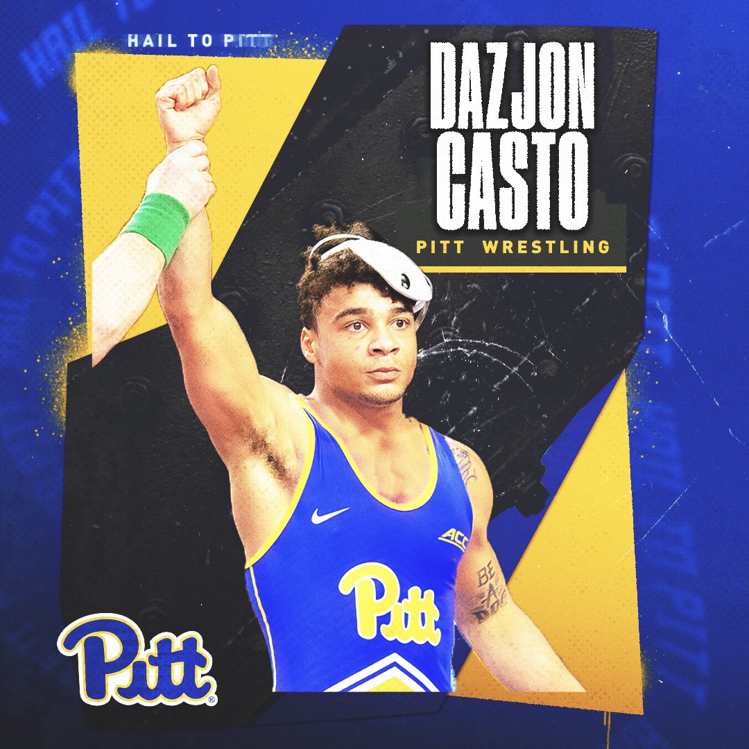 Pitt_WRES's tweet photo. SIGNED ✍️ Dazjon Casto

The 2022 SoCon champion at 157 and NCAA Round of 12 veteran commits to Pitt as a transfer from The Citadel.

#H2P » @DazjonC https://t.co/fziXzx4j8w