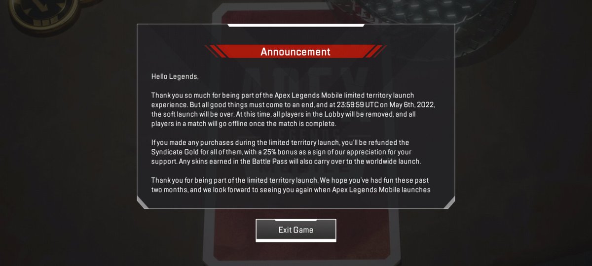 Nah... Hope I can play this again soon