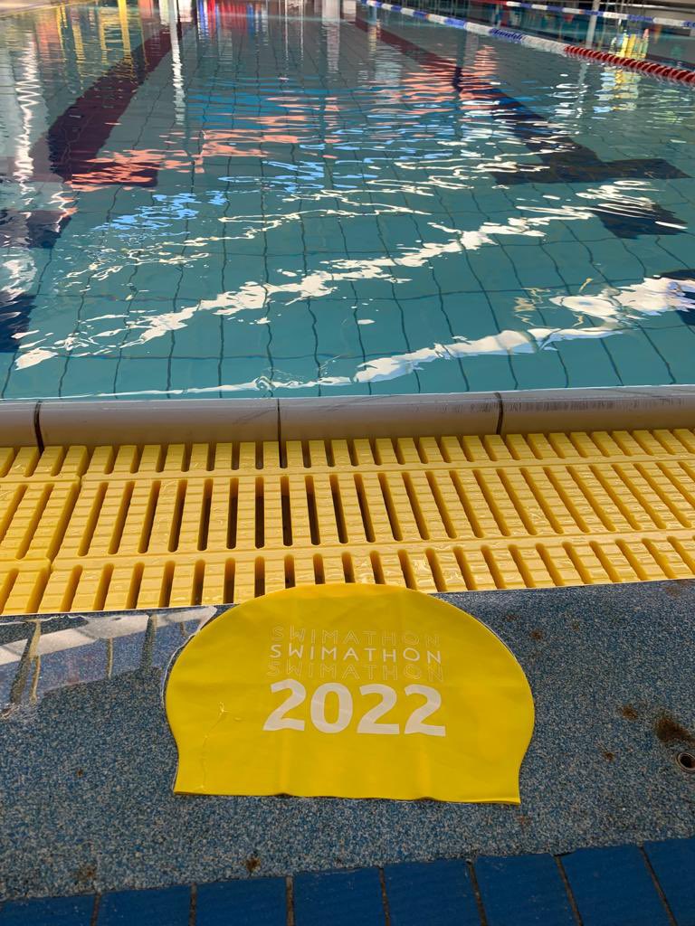 Team Dragons are ready to go #Swimathon22