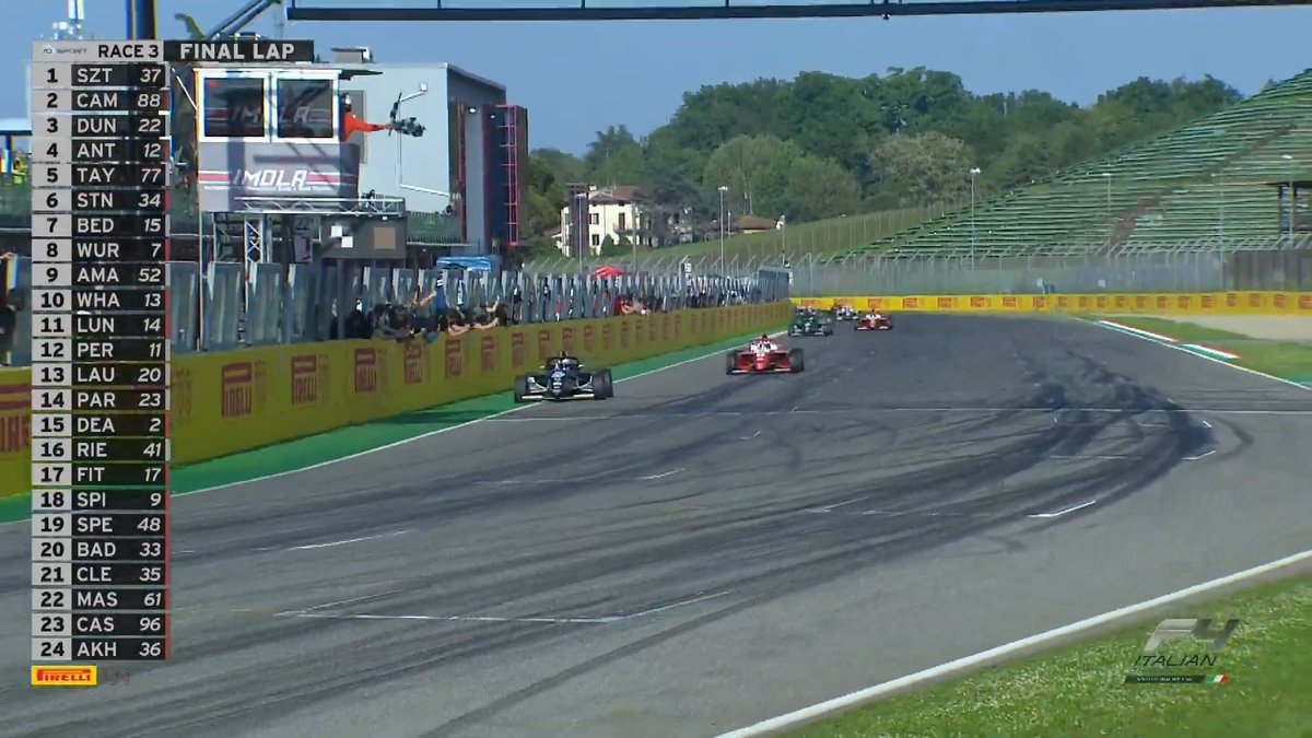 WiM_Official's tweet photo. 🇵🇱 Kacper Sztuka (US Racing) zwyciężył 3. wyścig włoskiej Formuły 4 na torze Imola. 
Jest to pierwsze zwycięstwo dla Polaka w tej serii, brawo! 
#ItalianF4 #KacperSztuka #F1PL https://t.co/0vVNKZfm5Q