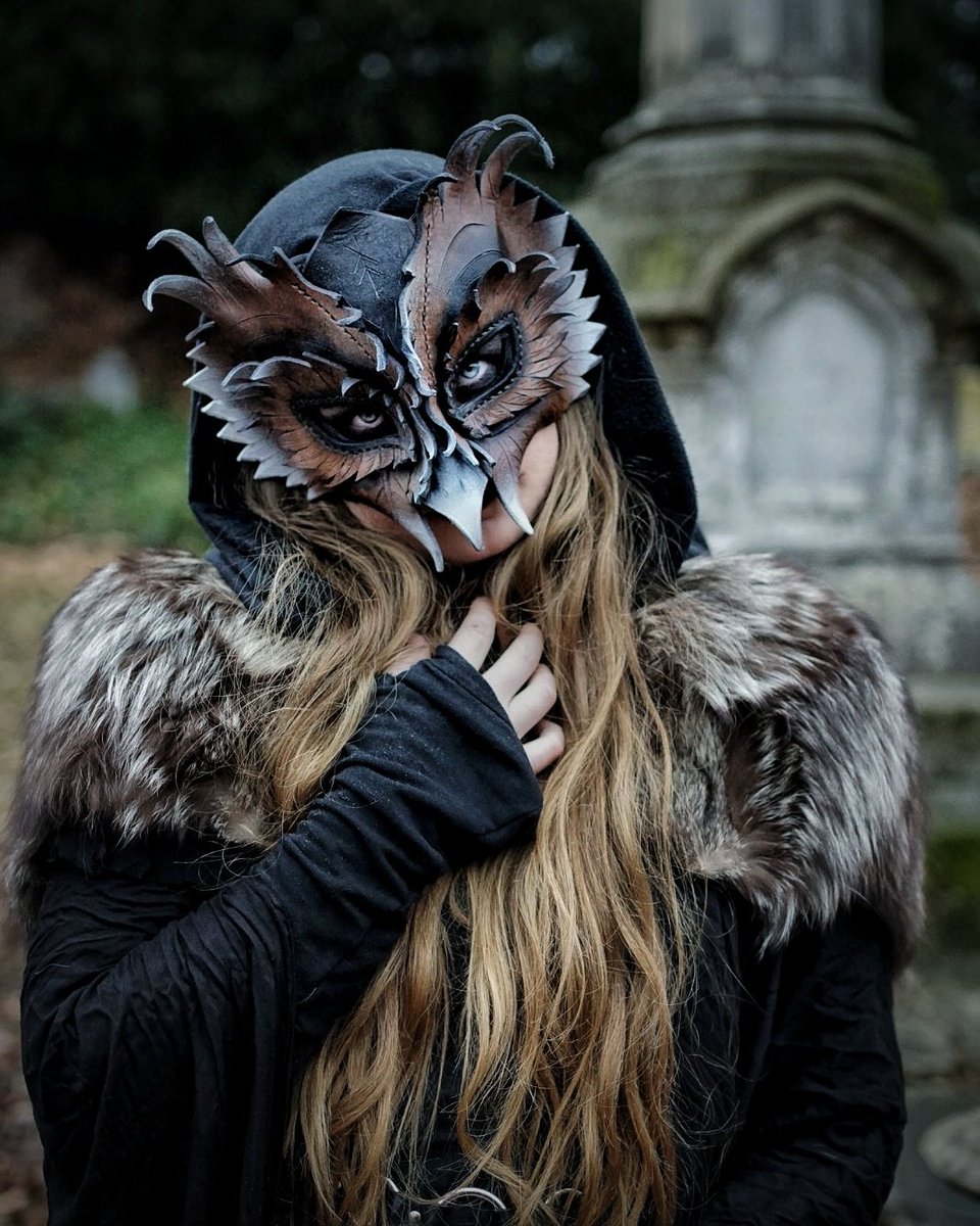 EmbercraftC's tweet photo. 🖤 dark warrior owl valkyrie goddess aesthetic 🖤 custom leather masks available at https://t.co/gvX2dKvuDv

#Valkyrie #goddess #aesthetic https://t.co/GLvqnlM6A0