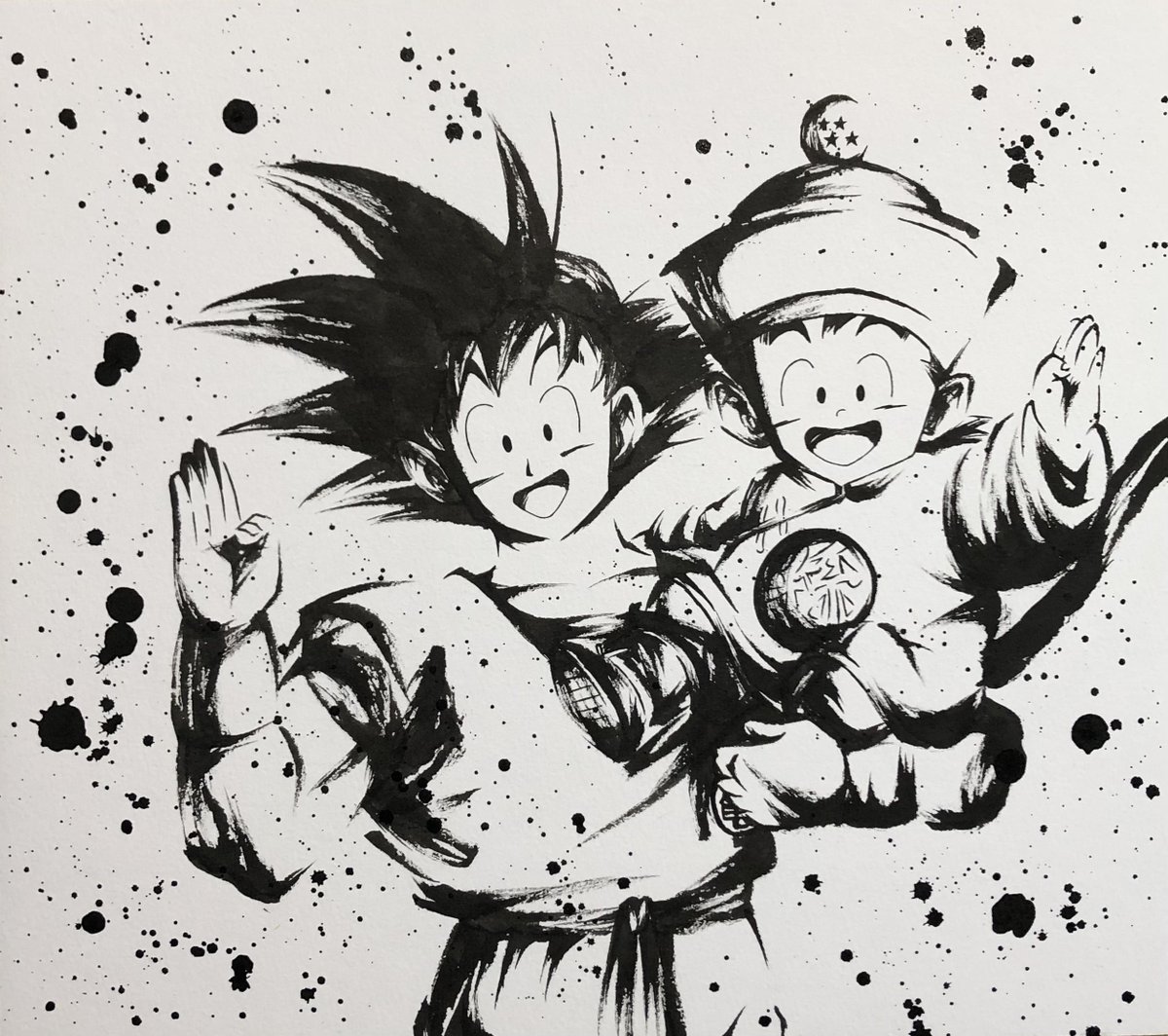 #ドラゴンボール  #悟空の日 #悟空の日2022 #模写
過去絵です 