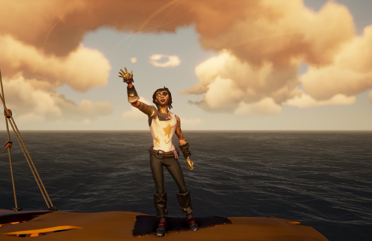 carterxjade's tweet photo. After playing @SeaOfThieves for 900 hours, I finally got the gold curse ⭐️ I love this game endlessly #SeaOfThieves https://t.co/JtwUc1KVKk