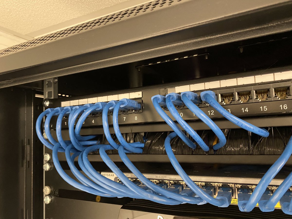 Datanetex's tweet image. Even the smallest network cabinets can be managed easily with thought. This client make regular changes to their networks, requiring an easy solution for changes while keeping mess under control. We keep networks moving. 
#networking #cable #datacabling #cat6 #business #salisbury