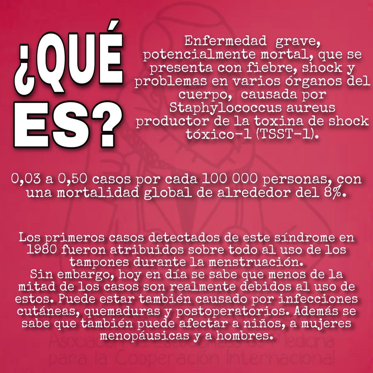 IFMSAUAH's tweet photo. ▶️ SD DEL SHOCK TÓXICO ✨
Os traemos un post sobre esta afectación multiorgánica producida por la bacteria, Staphylococcus aureus 🦠
Esperemos que os guste este cachito de información sobre este cuadro raro pero de pronóstico grave. 🗣 https://t.co/UCJx1mnMHA