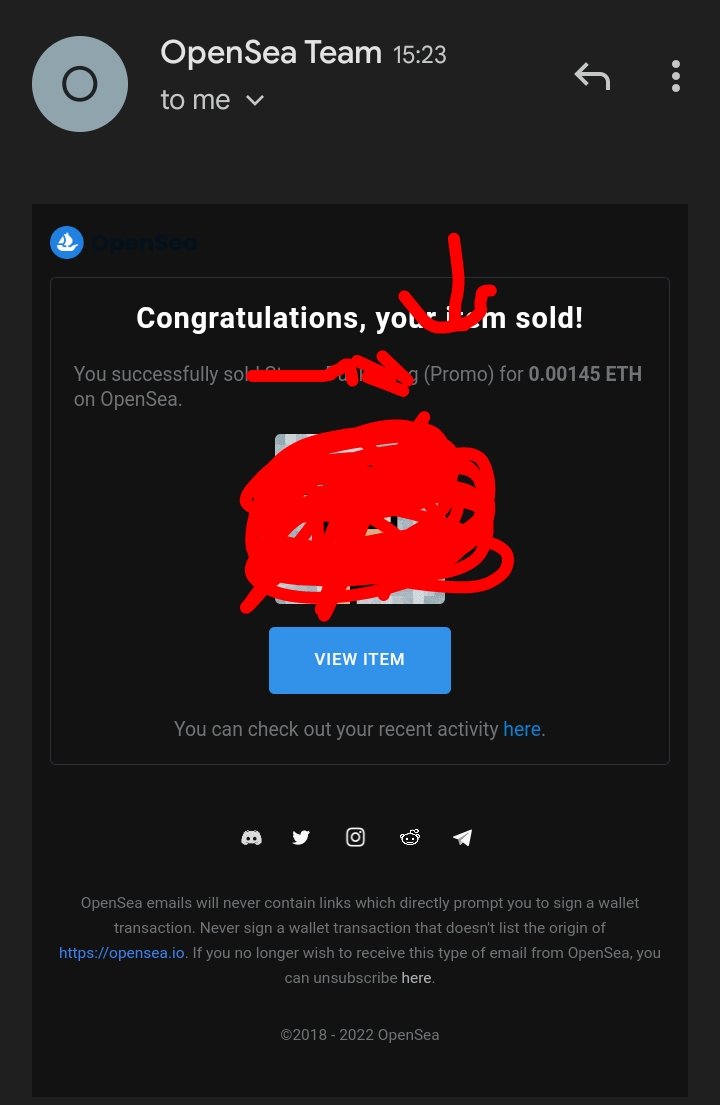 WTF😯

I got a random item in my wallet so I decided to put it up for sale as a joke
I went in to randomly check the email to find this

This is the second time the same thing has happened to me, has something similar happened to you?

#NFT
#NFTsales #NFTCollection