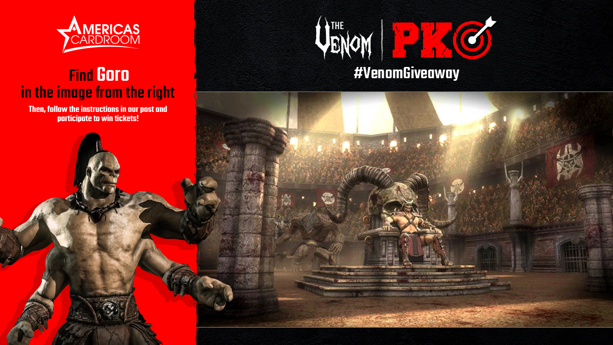 #VenomPKOContest 🕷️🥊

🎟️ Today's prize: $280 + $10 ticket

#️⃣ Today's hashtag to use: #MothersDay 👩‍👧‍👦

🔗 Link with the instructions and rules: x.com/ACR_POKER/stat…

#VenomPKOTournament #TheVenomPKO #ACR #Poker #PokerTournament #PokerLife #PokerPlayer #Raffle #Giveaway