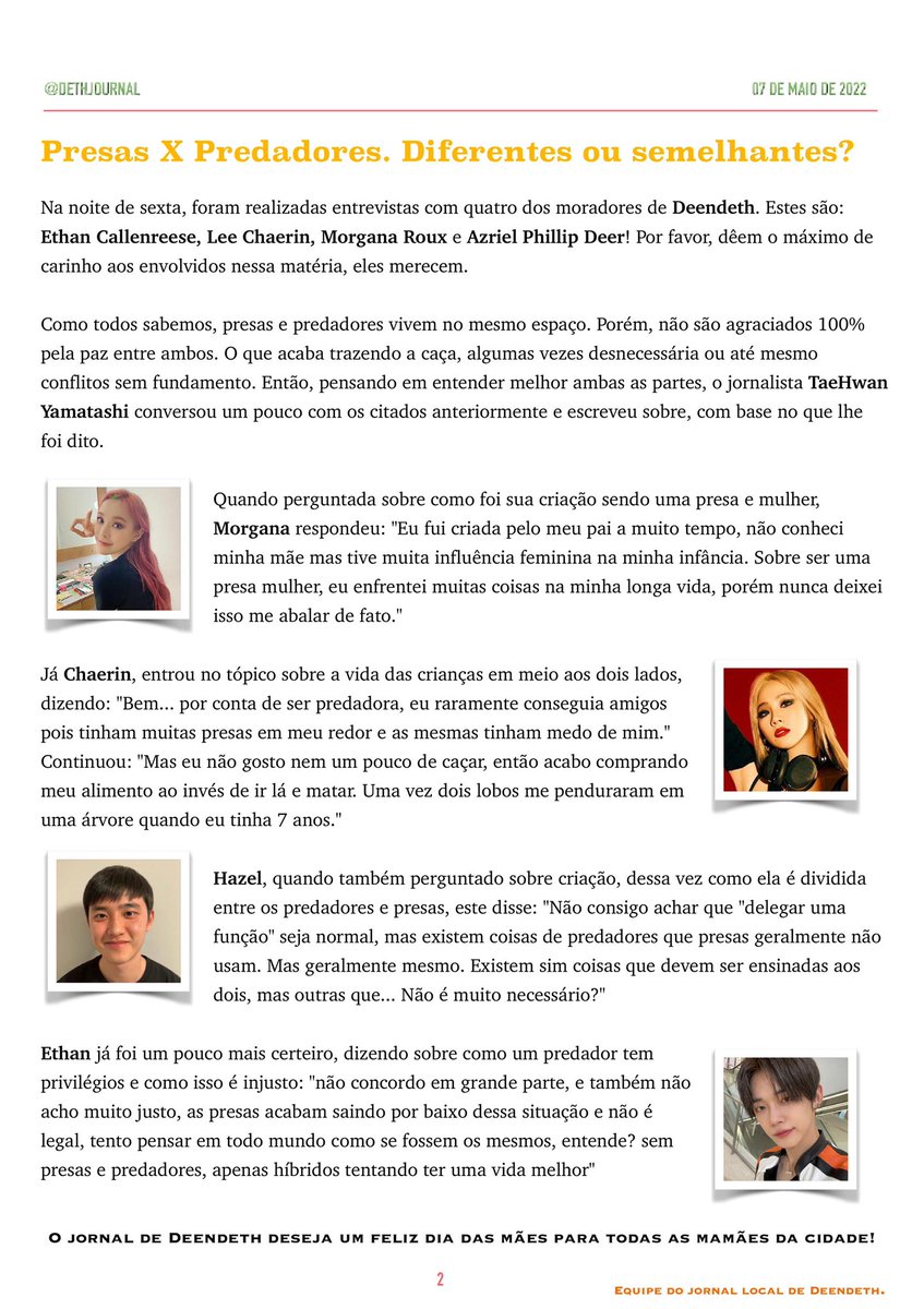 DETHJOURNAL's tweet photo. #DEETHNEWS: Confira agora as novidades da semana! https://t.co/vjoXJM5vS0