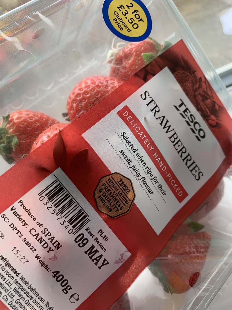 Gavin_Young_2's tweet photo. @Tesco @TescoIrl Just back from your Coleraine shop with some fresh fruit.  Wasn’t expecting the guest in with the strawberries!  This spider and the fruit it came in contact with could easily have been in my 5 years lunch box tomorrow! https://t.co/B8vfsEihzE