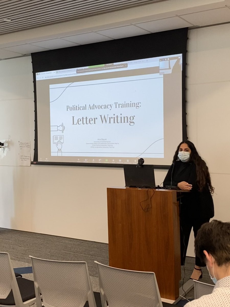 We then had a couple of incredibly practical presentations from our Political Advocacy Team members Jules <a href="/julianaperez97/">Jules Perez</a> and Ava <a href="/SMSS_SK/">SMSS</a> #CFMSDayOfAction #ContraceptionIsHealthCare
