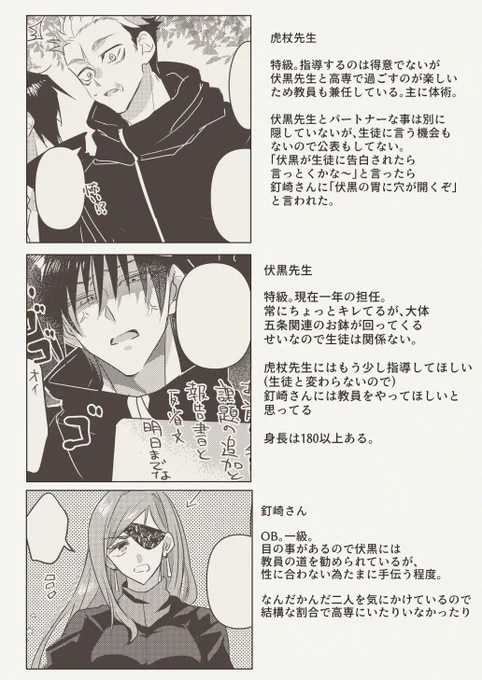 ぼんやり設定と特に意味のないやつ 