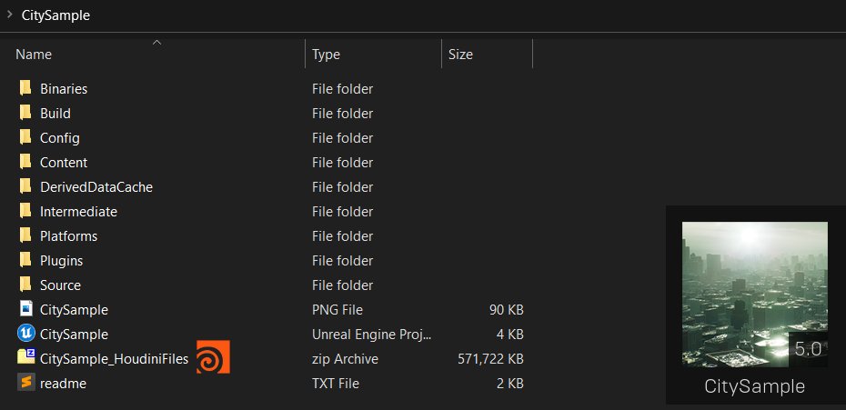 If you are having trouble finding the Houdini files released with Epic Games' #MatrixAwakens, they can be found in the project directory after you download City Sample. Links at sidefx.com/community/unre…
 
#UE5 #UnrealEngine5 #Houdini #gamedev #indiedev #virtualproduction #3d