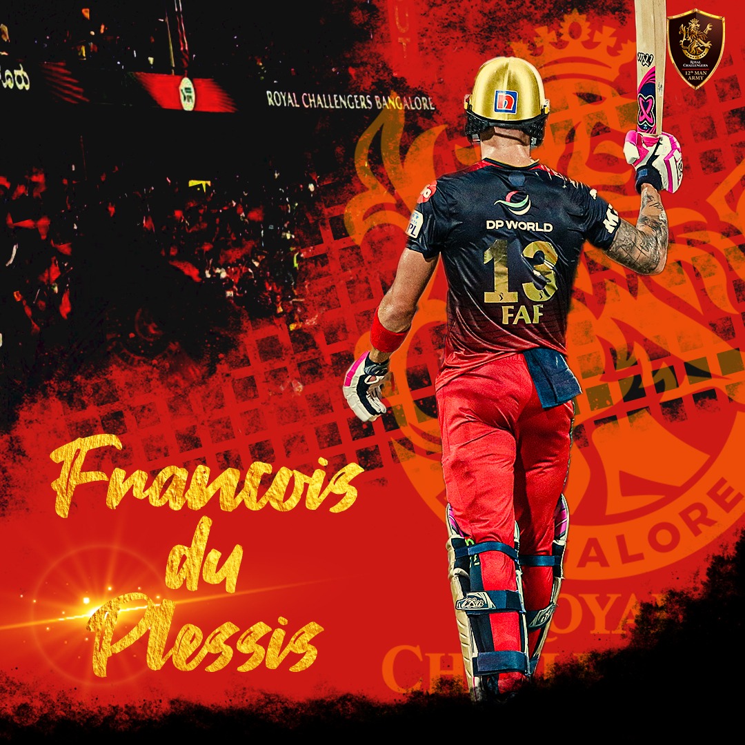 rcbinasofficial's tweet photo. Captain's knock from Captain Incredible!🤩

How good was our Skipper, 12th Man Army?😏😏

#RCB12thManArmy #RCB #IPL2022 #TATAIPL #FafDuPlessis #CaptainFAF #PlayBold #PaintItGreen💚 https://t.co/VNYoIWio3H