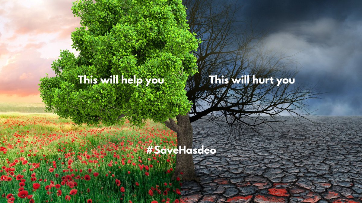 FFFIndia's tweet photo. Wake up and the do the right thing before its too late..
#SaveHasdeo https://t.co/Yeqks7LGfD