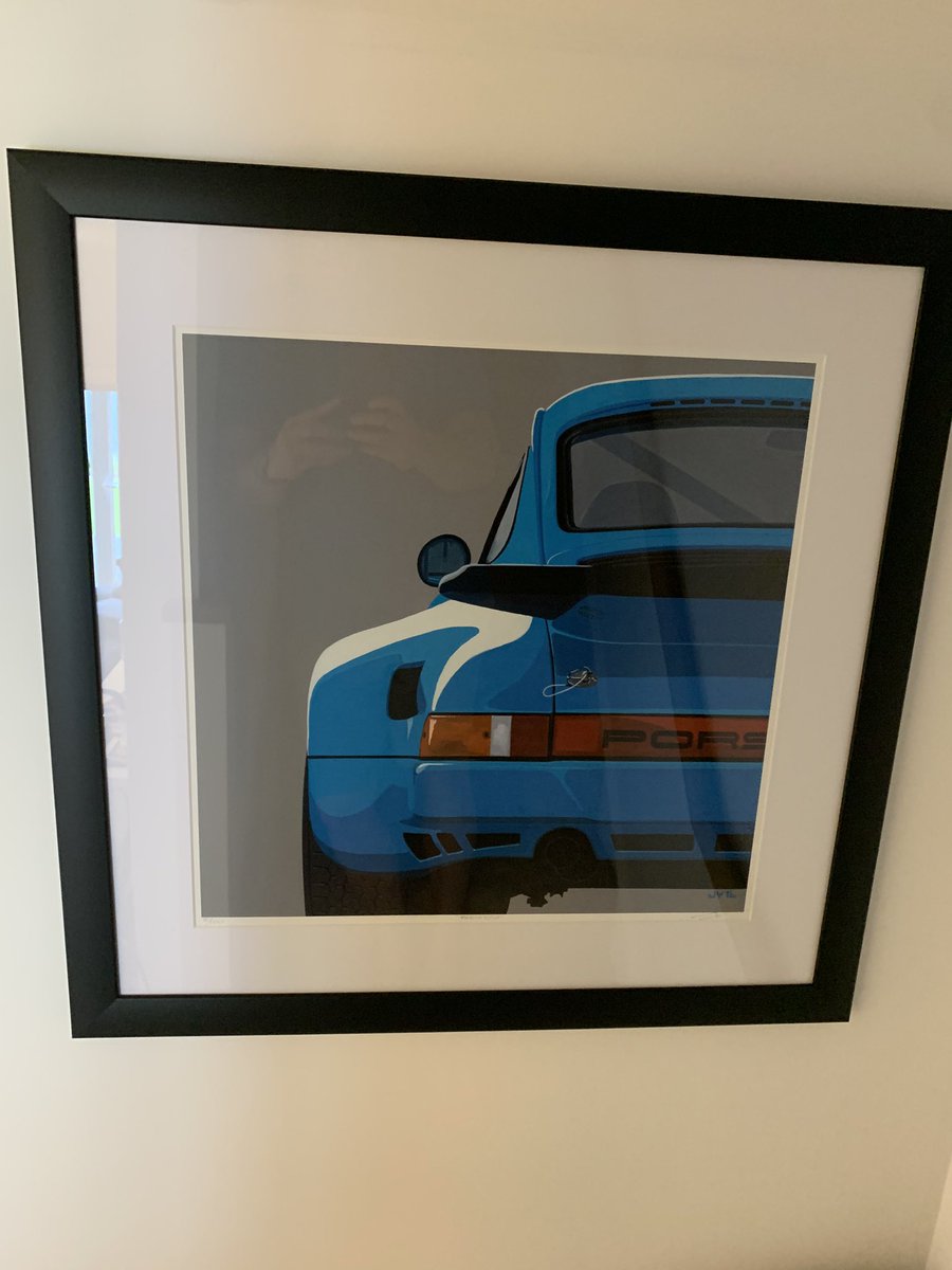 kLoughrantr's tweet photo. Birthday present from the wife. She has good taste! #porsche911 #mexicoblue #PORSCHE @jyt2000 #porscheRSR1974 https://t.co/LVuJOdkIVU