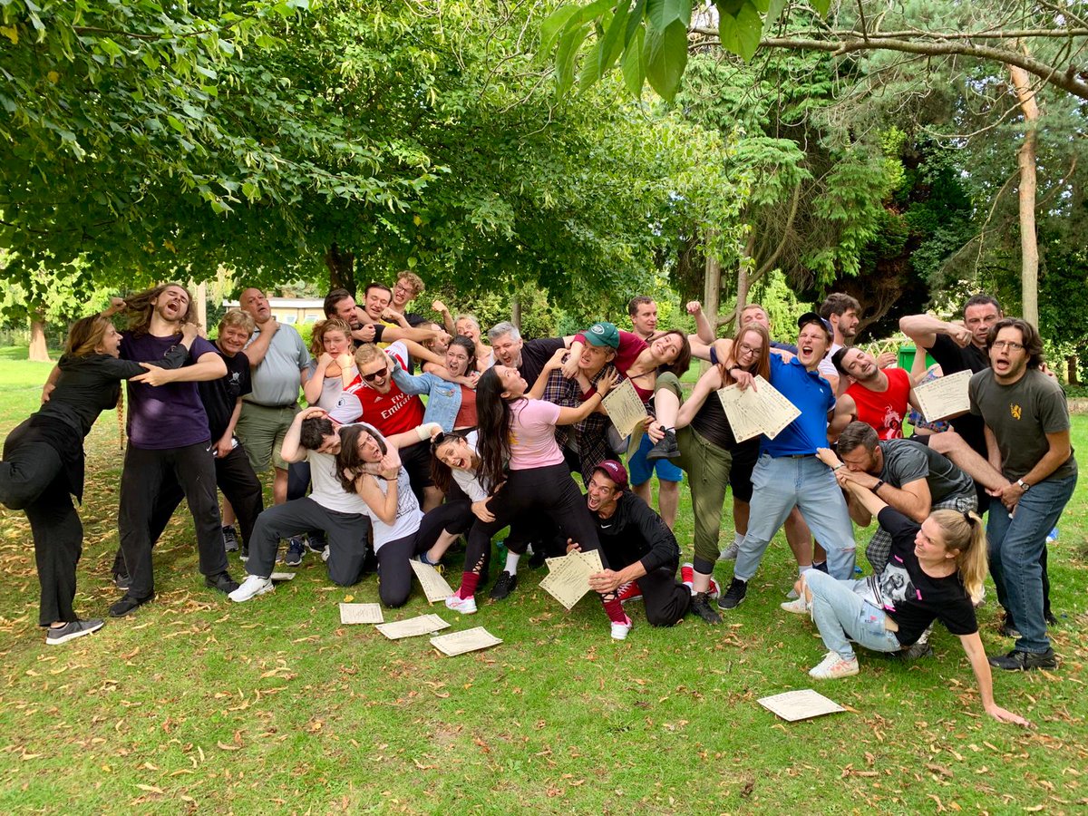 TheBASSC's tweet photo. Happy faces from The British National Stage Combat Workshop 2019! 😊👊
Come and join us this summer https://t.co/Zpz9CwOIcO
#actinglife #actorslife #stagecombat #londonworkshop #stage #actingworkshop #lightscameraaction #actionperformer #swordfight https://t.co/hKK0lek4a6