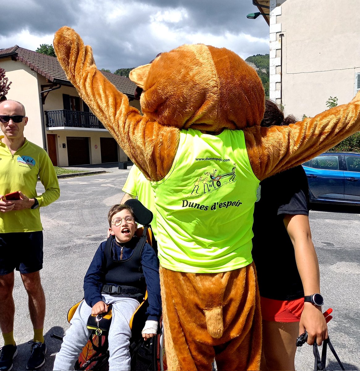 Même la mascotte <a href="/Raid_CS/">Raid CentraleSupelec</a> se met aux couleurs de la team #dunesdespoir ! 
#RaidCS2022 #sequania #RunColibris #Handicap #sport