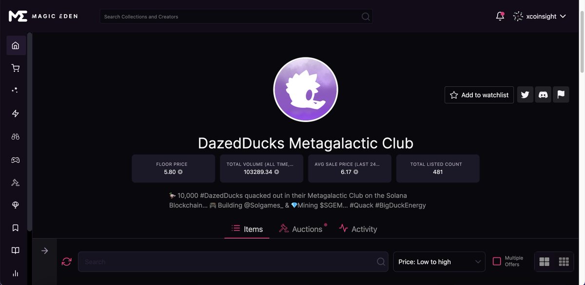xcoinsight's tweet photo. Probably the most underrated #Solana NFT with tremendous upside potential below 10 $SOL fp barrier is @DazedDucks 🦆

Prove me wrong, what else you buy for 10 sol? https://t.co/sAsnnMpLsG