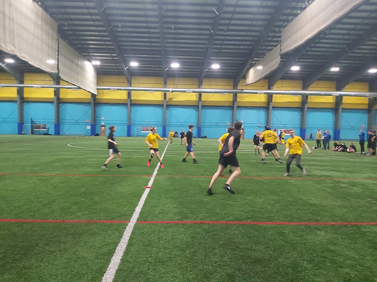 NL_ULTIMATE's tweet photo. Day two of our Youth Ultimate Provincial School Tournament has kicked off this morning. It's playoff day for youth #ultimatefrisbee @NLESDCA schools participating!
Thanks to #vscnl for helping to make the tournament happen! https://t.co/54Q42Ydydu https://t.co/QEt9FkJ3Ka