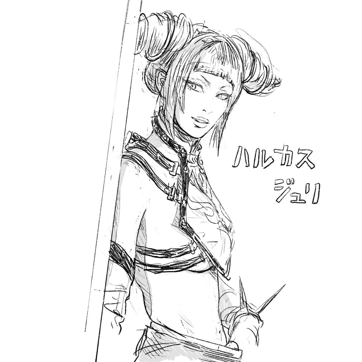 ハルカスさんお誕生日おめでとうございます!以前描いた似顔絵ですが! 