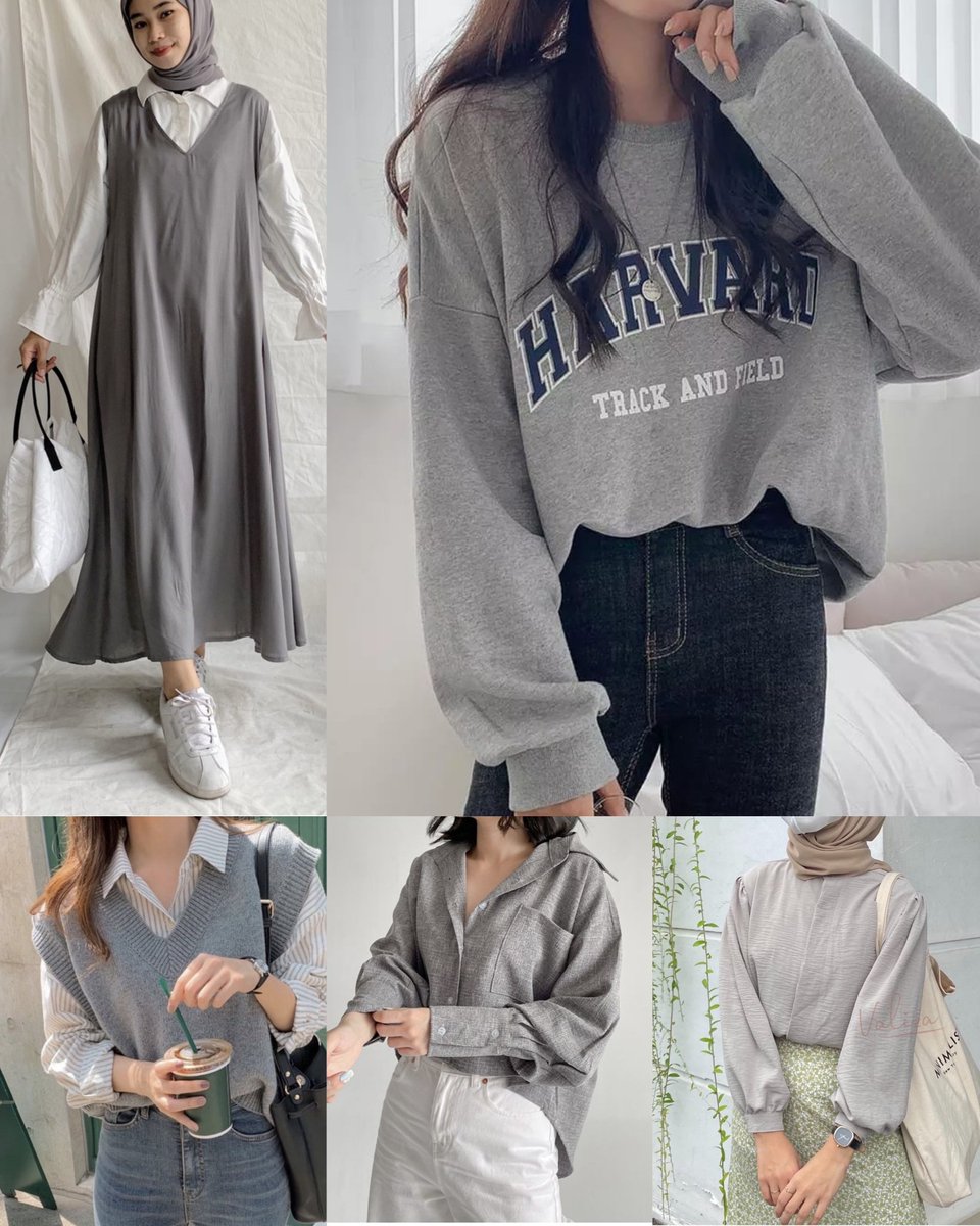 ShopeeCekout's tweet photo. Inspirasi grey outfit

- a thread - https://t.co/PQqiQepbce