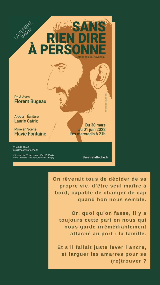 theflobuge's tweet photo. Plus que 4 dates !!!
Tous les mercredis à 21h, au théâtre la Flèche , Paris 11. 
#seulenscene #theatre 

https://t.co/beG1dd72O1 https://t.co/lrfpb9qZbn