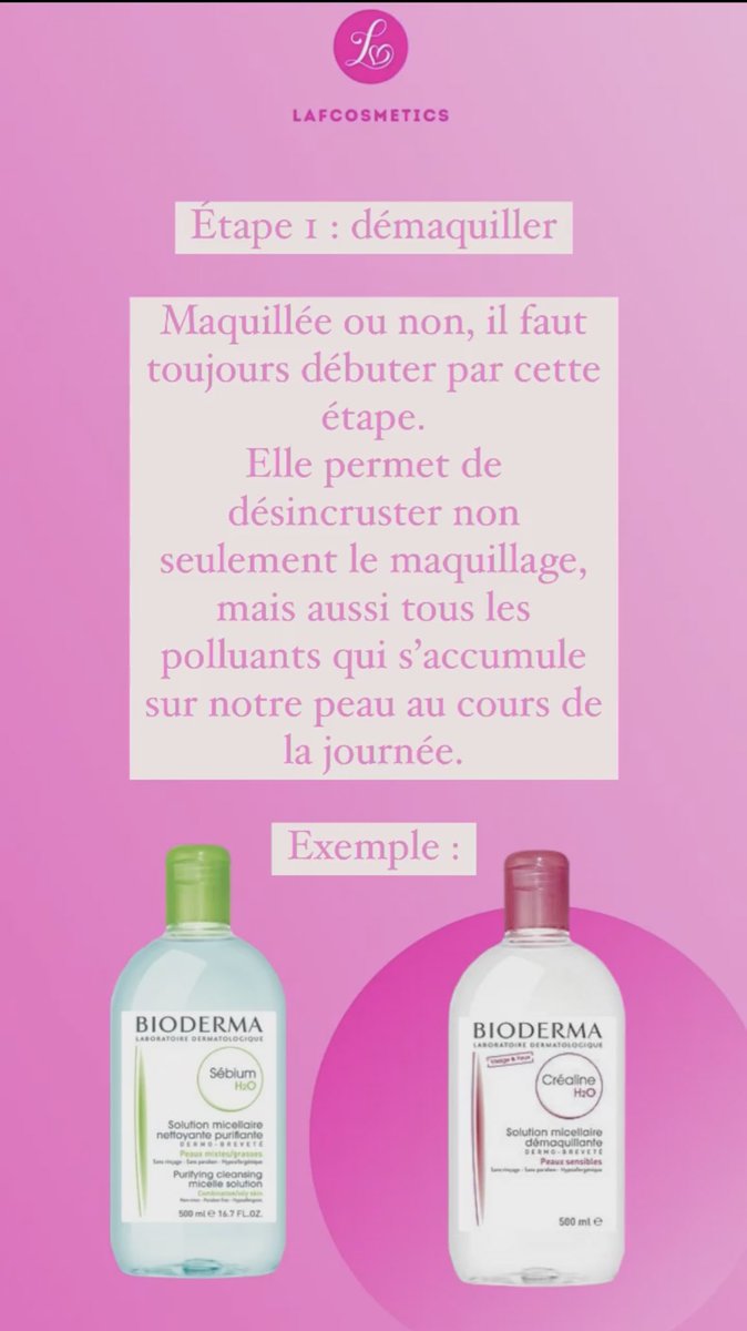 lafcosmetics's tweet photo. Étape 1 : démaquiller https://t.co/xT2NVTJgaQ