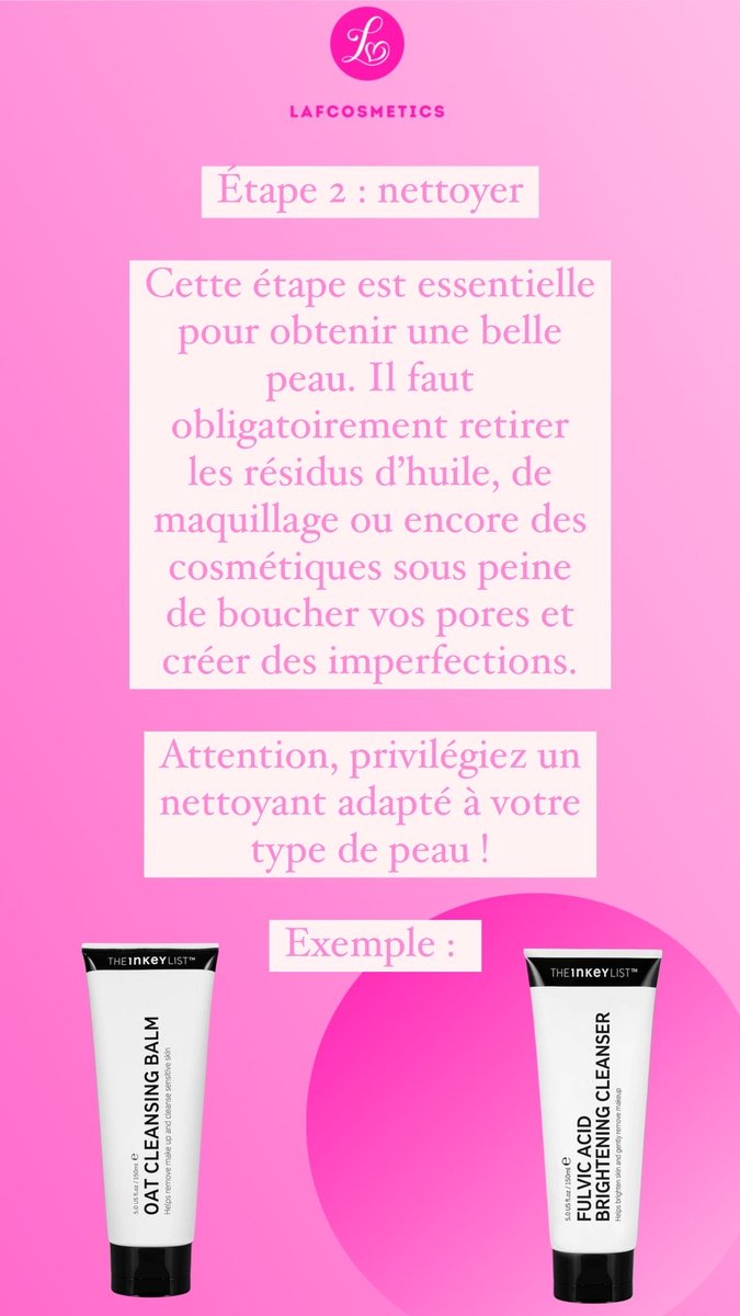 lafcosmetics's tweet photo. Étape 2 : nettoyer https://t.co/yIIW04ekzB