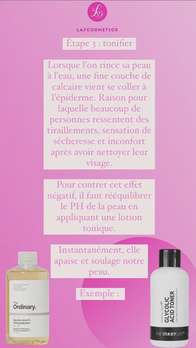 lafcosmetics's tweet photo. Étape 3 : tonifier https://t.co/2CPfZhWngh