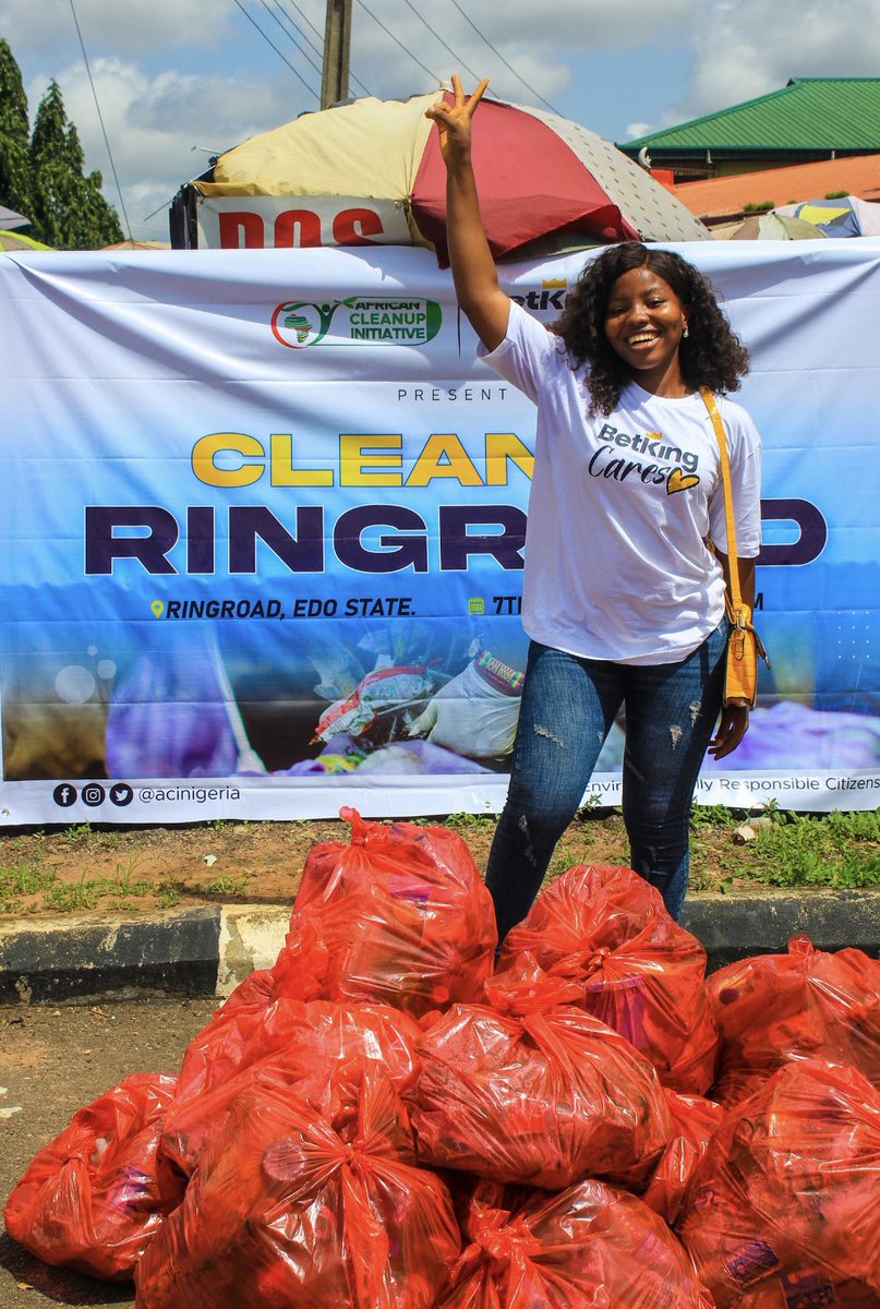 acinigeria's tweet photo. Cleanup Ring Road (ACI &amp; BetKing Cares Cleanup Project)

Total number of Participants: 30 People

Total number of Solid Waste Recovered: 490.8kg 

Total number of Recyclables Recovered: 19.2kg

@gossyomega 
Bet King 👑 
African Cleanup Initiative
Natural Eco Capital
Edo State MOE https://t.co/rf1AN6ahWU