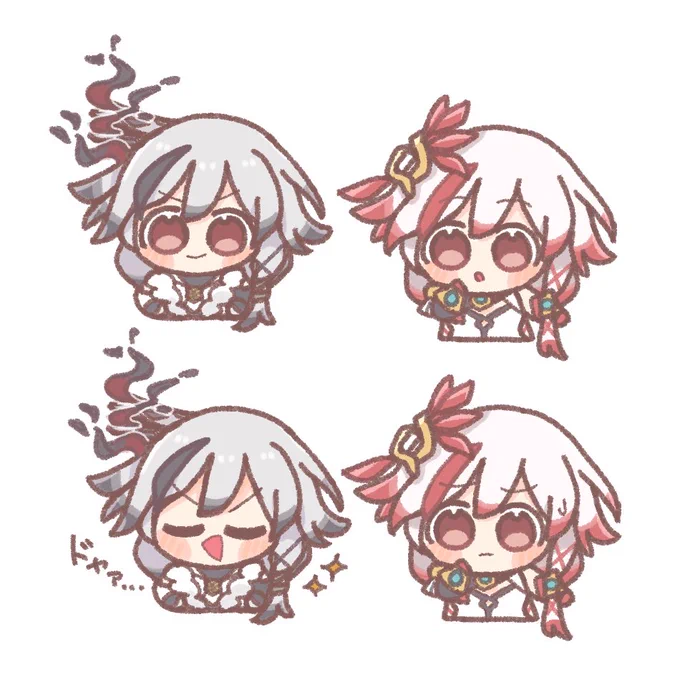 フカさんと識ちゃん #崩壊3rd #HonkaiImpact3rd 
