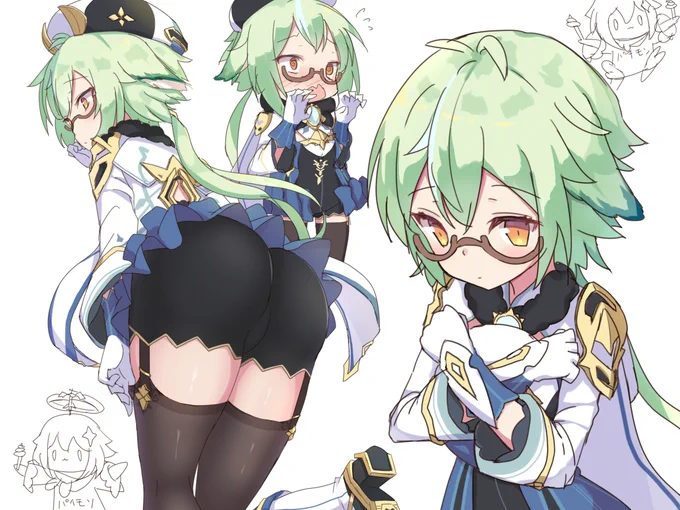 原神ミリしらエアプーさんなんだけど知り合いの配信で見かけたスクロースって子がめーっちゃ好みで可愛くて一目惚れしたので描いて満足するやつをした 