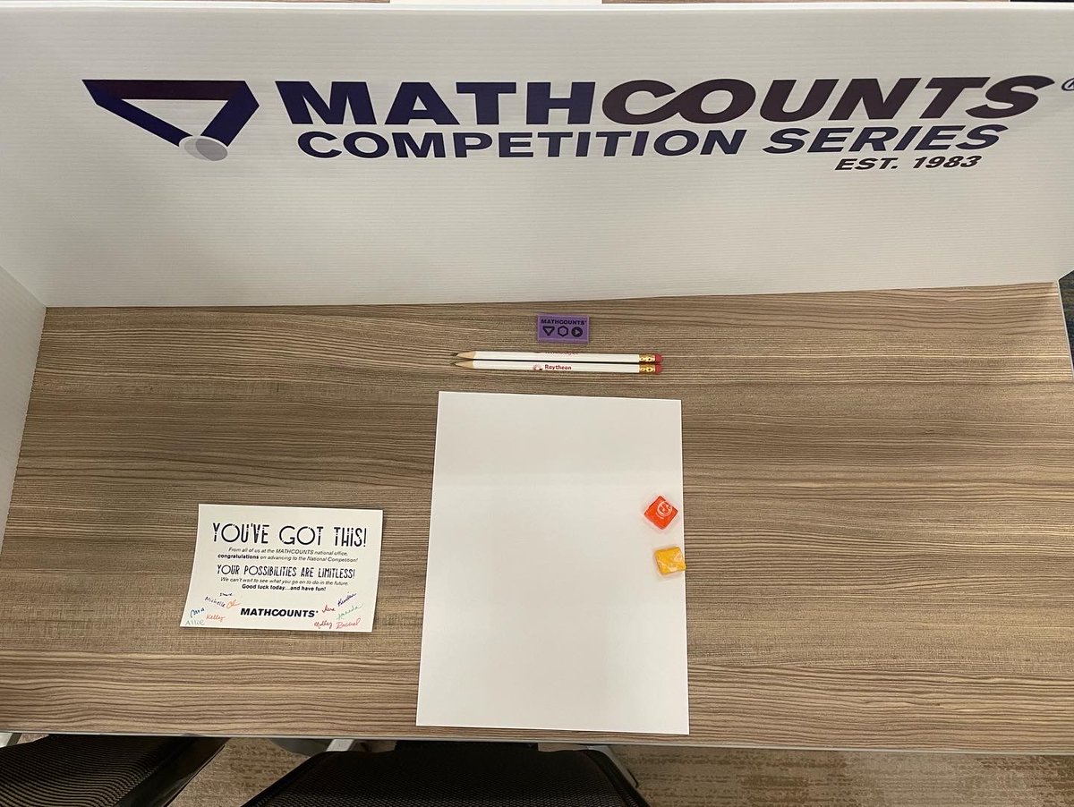 MATHCOUNTS's tweet photo. Here we goโฆready to start the national Written Competiton with 224 Mathletes from around the country! #MATHCOUNTS22 https://t.co/dLY1uCQ3UD