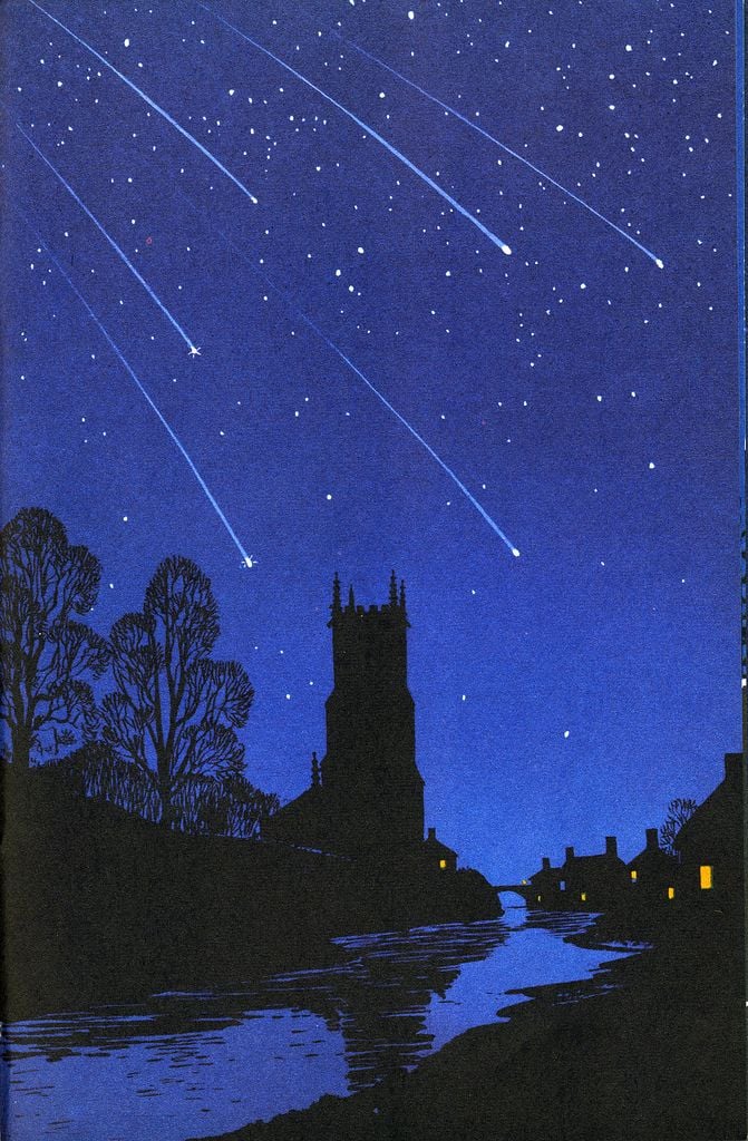 The Night Sky, a Labyrinth Book
Illustration by Robert Ayton, 1965

#robertayton
#thenightsky #illustration #bookillustration #night