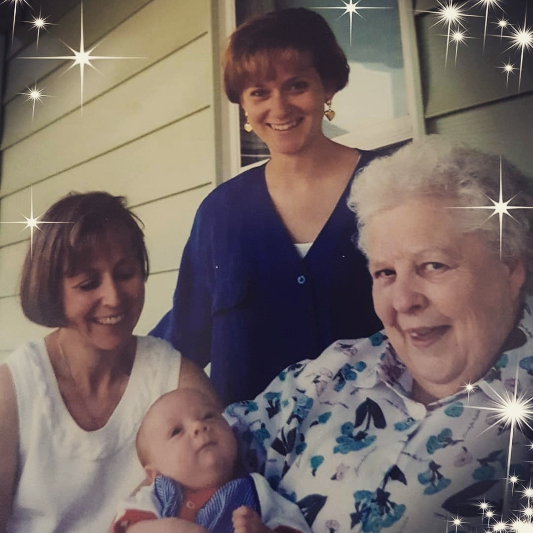 3 generations of moms and a wee boy, 29 years ago... happy mother's day to all mothers here and in spirit. Xoxo 

#MothersDay