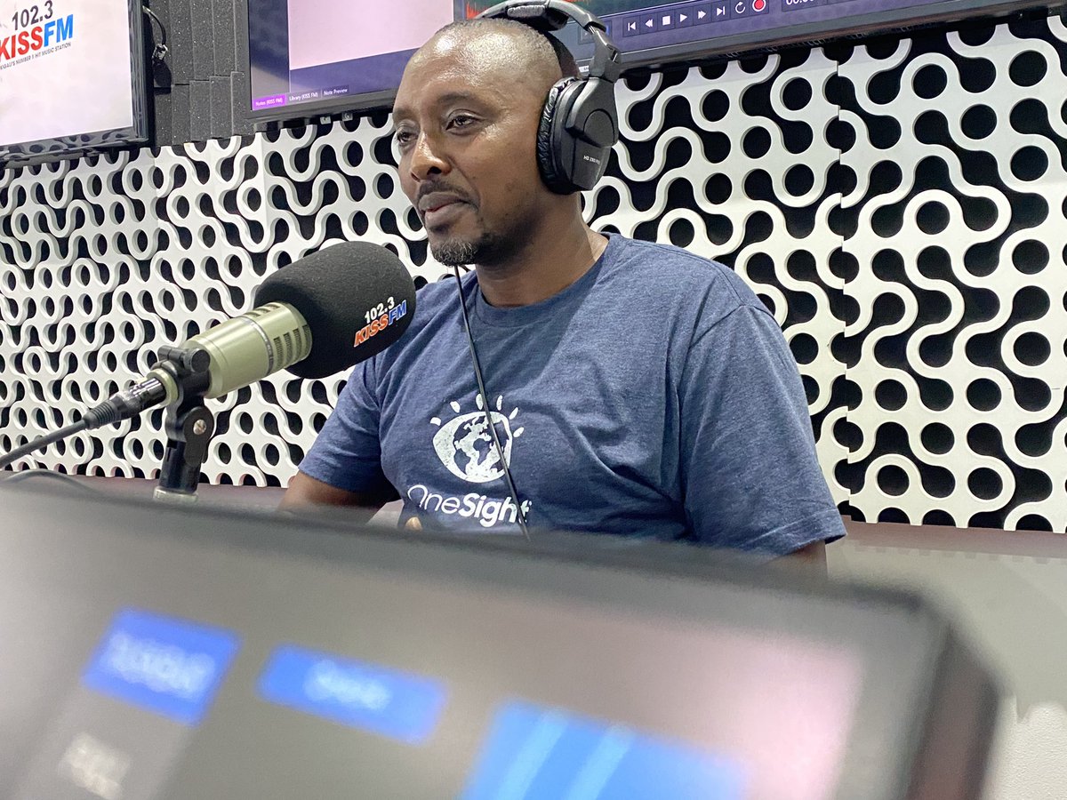“When you see better … you work better. With a good vision your human potential … to live a better life is improved,” Vincent Tuzinde our Country Director talking to <a href="/Radiohost_Rwa/">Jesse K Maxella</a> on <a href="/1023KISSFM/">102.3 KISS FM</a> #BusinessToday 

#VisionForAll