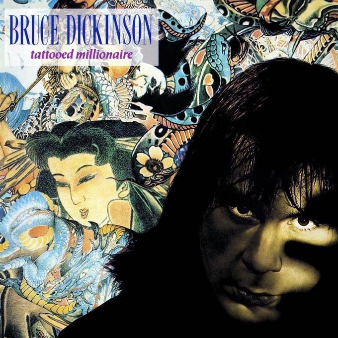AcostaMzk's tweet photo. El 8 de Mayo de 1990, 32 años atrás, BRUCE DICKINSON debutaba como solista con el álbum "Tattooed Millionaire".

📻 #NoLies #TattooedMillionaire #AlltheYoungDudes #DiveDiveDive #Bornin58 https://t.co/36C4ns3e1b
