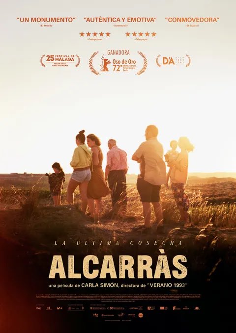 Pepelu_Malpelo's tweet photo. Si todavía tienes dudas para volver al cine ‘Alcarràs’ es una razón poderosa para regresar
Una película extraordinaria y, como indica @AlejandroGCalvo en @SensaCine, con rasgos fordianos. Me hace revivir ‘Las uvas de la ira’.
Aquí la crítica profesional https://t.co/tu5HgG9g1Z https://t.co/tMCqtwpGqX