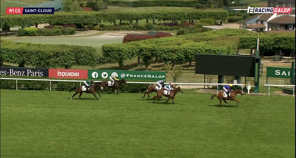 ashsh's tweet photo. ONESTO rockets down the outside to a comprehensive victory in the G2 Prix #Greffulhe under @pasquito60 for @ChappetRacing!
The Frankel colt puts an 8th in the #Fontainebleau firmly behind him and the #JockeyClub firmly in front!
🚀🚀 https://t.co/k6V8itAOVe
