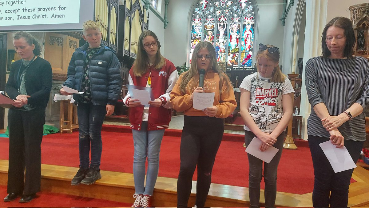 It was lovely to see some of our young people and leaders <a href="/stjohnfarnworth/">St John's Farnworth</a> this morning as they led the congregation in prayer.