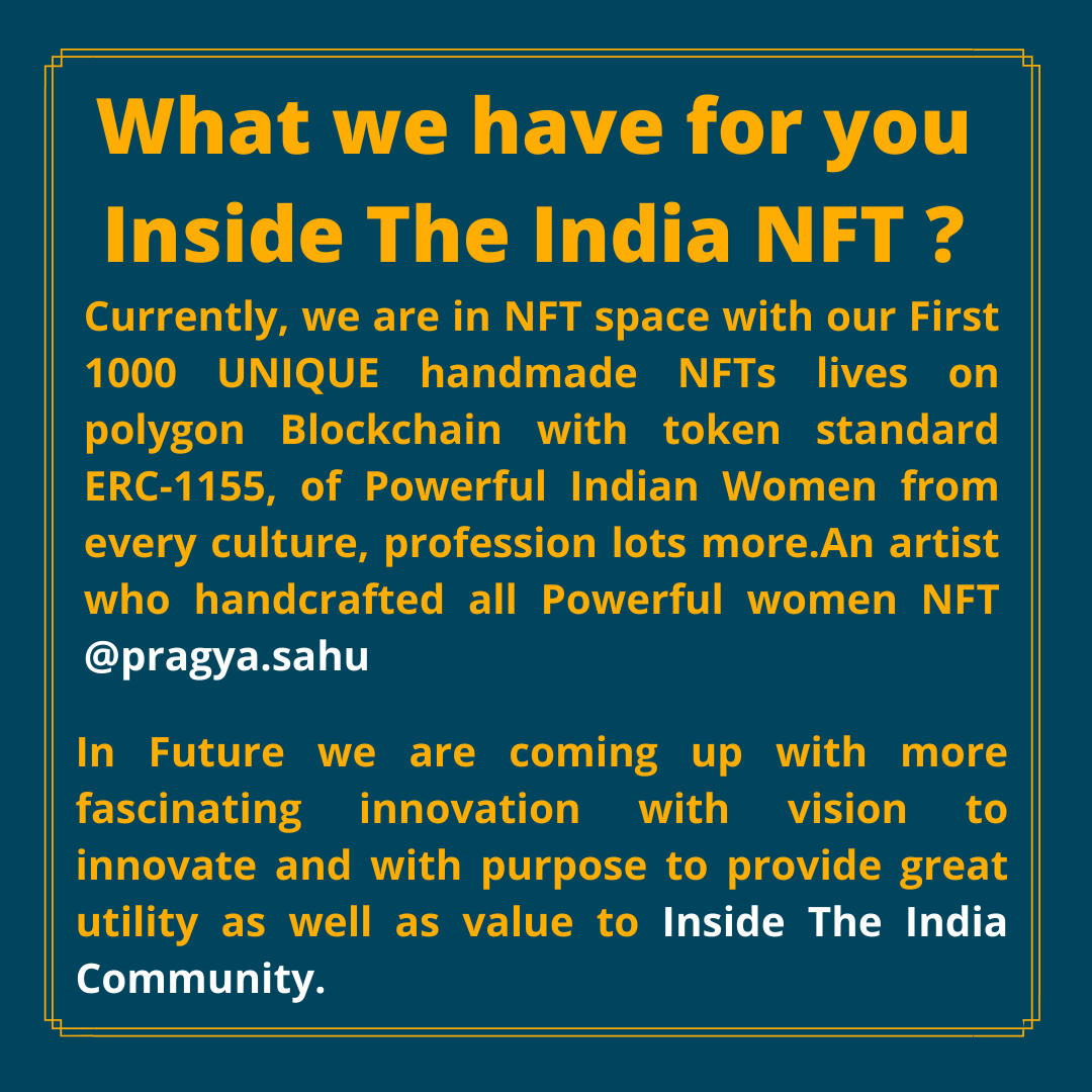 insidetheindia's tweet photo. Welcome to the @insidetheIndianft we are committed to ITI goals especially on empowerment of society.
#nftlaunch #blockchain #metaverse #web3community #Nftlife #digitalart #etherium #artoftheday #cryptoartist #instabull #animation #nftsstories #empowerment #MothersDay #mummy https://t.co/KDg96edjal