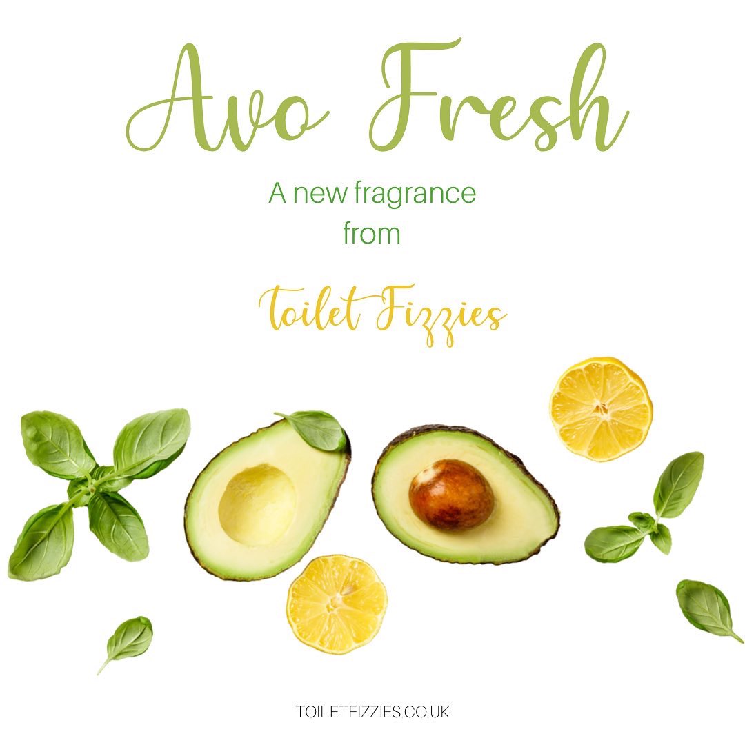 New fragrance of Toilet Fizzies available!
🍋🥑🍋

AVO FRESH
A vibrant citrus blend combining notes of lemon, verbena, lemongrass and spicy nuances on a base of citrus, musk &amp; woods.

Toilet Fizzies come in eco pouches

Enjoy your day!

#toiletfizzies #smallbiz #sbswinner
