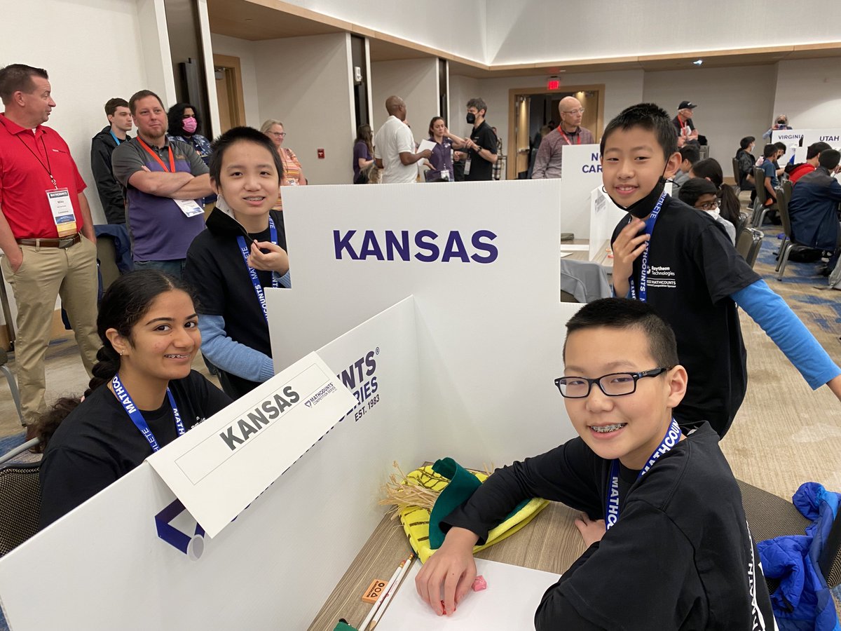 mroswurmct's tweet image. Kansas MathCounts ready for competition this morning! @CTMSBulldog @MATHCOUNTS @OMSKnights @HMSTBirds