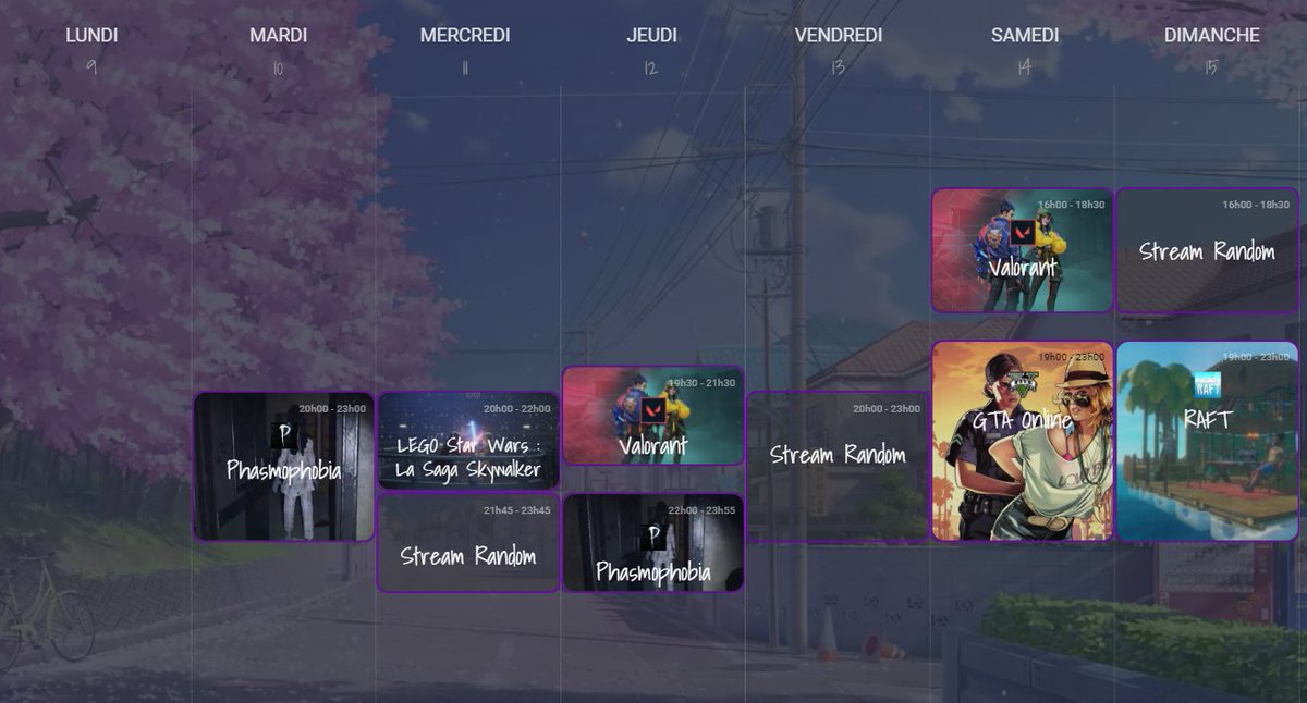 FlorianGs2's tweet photo. Hello tout le monde, voici mon planning de stream pour la semaine prochaine.
J'espère qu'il vous plait 🙃.
A bientôt en live https://t.co/2J18N1v7IH ❤️
#planning #petitstreamer #twitch #twitchstreamer #streamerfr #stream #stream2022 #jeuxvideos #ipmanspirit https://t.co/Qvz4Nv5wpN